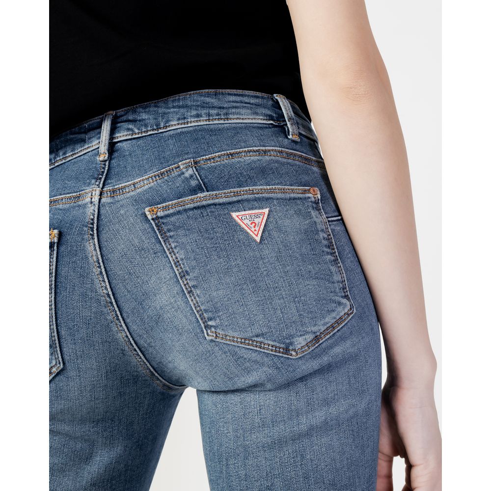 Guess Blue Cotton Skinny Jeans
