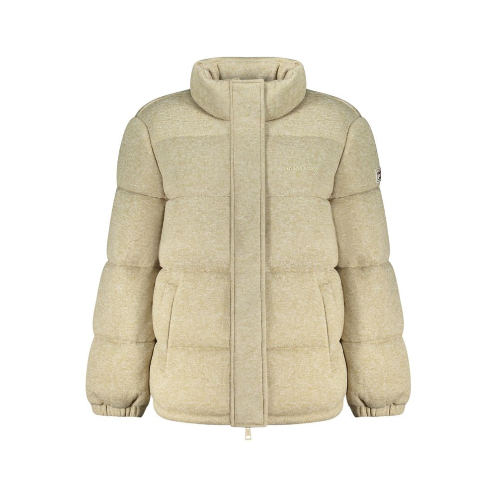Guess Jeans Beige Polyester Women's Jacket 1728,67403481248,Beige,Clothing,Coats - Jackets & Coats - Clothing,Guess Jeans,Jackets & Coats - Clothing,L,M,New with tags,S,Women,XL,XS