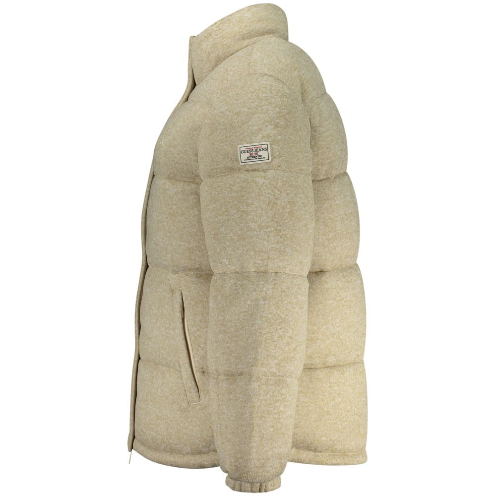 Guess Jeans Beige Polyester Women's Jacket 1728,67403481248,Beige,Clothing,Coats - Jackets & Coats - Clothing,Guess Jeans,Jackets & Coats - Clothing,L,M,New with tags,S,Women,XL,XS