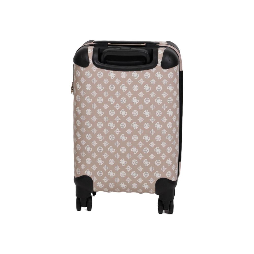 Front view with bag zipped and handles upright.