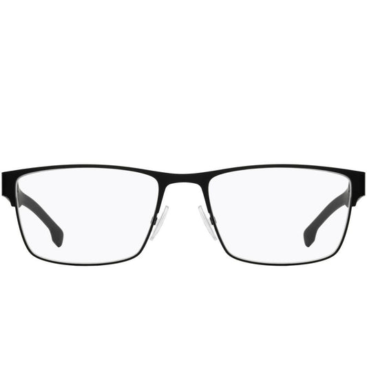 HUGO BOSS MOD. BOSS 1040 gent's eyeglasses in sleek stainless steel frame, front view.