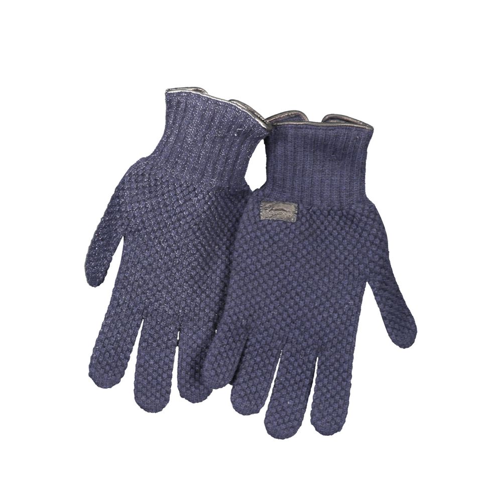 Harmont & Blaine Blue Wool Glove