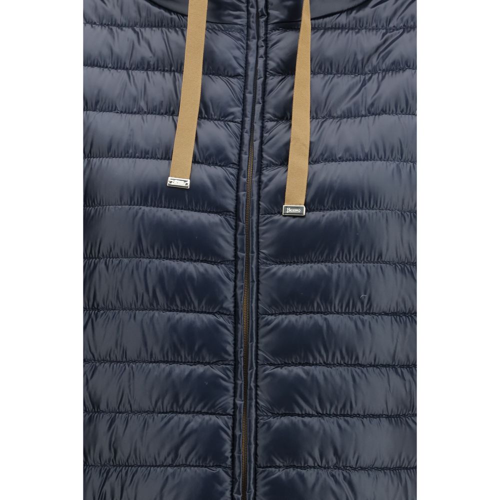 Herno Blue Polyester Coat 1728,67397976224,Blue,Clothing,Coats - Jackets & Coats - Clothing,Herno,IT48 | M,IT50 | L,Jackets & Coats - Clothing,Jackets - Men - Clothing,Men,Men - Clothing,New with tags