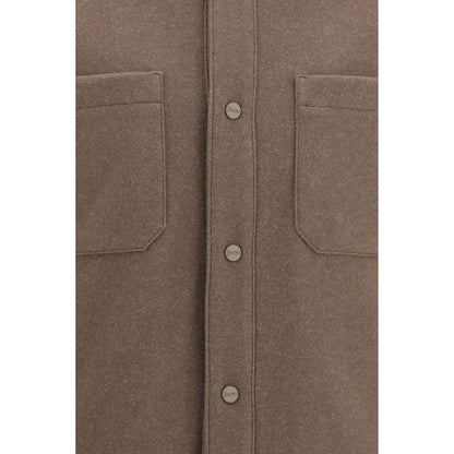 Herno Brown Polyester Jacket