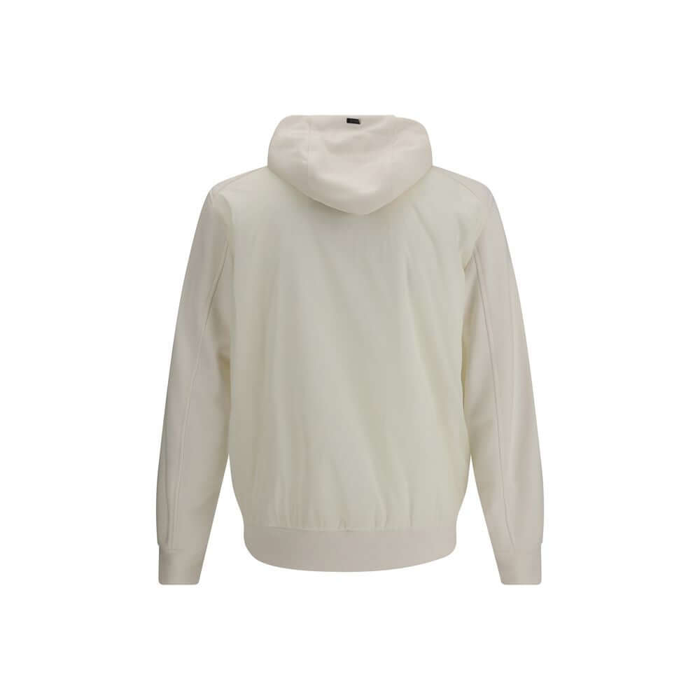 Herno White Polyamide Shell Jacket
