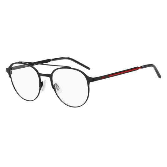 Hugo Boss Black Metal Frames, HG-1156-003 glasses, matte black, metal material, lens size 53mm, bridge 19mm, temple 145mm.