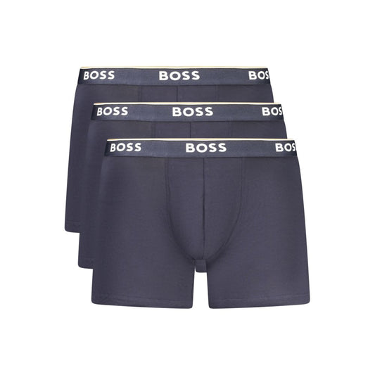 Hugo Boss Blue Cotton Men Boxer Short 1728,67403481248,Blue,Boxers - Underwear - Clothing,Clothing,Hugo Boss,L,M,Men,New with tags,S,Underwear - Clothing,XL,XXL