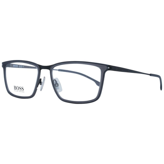 Hugo Boss Gray Stainless Steel Glasses (Frames)