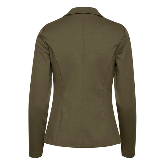 ICHI Green Polyester Blazer