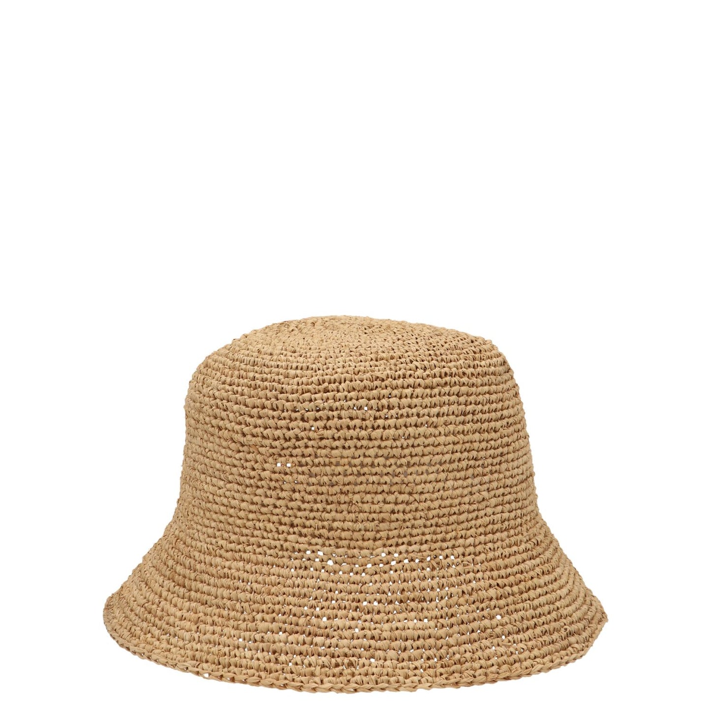 Ibeliv Beige Raffia Bucket Hat