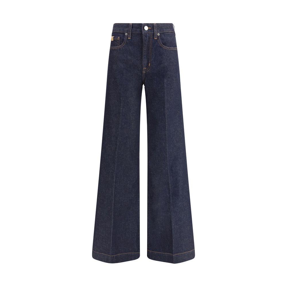 Jacob Cohen Wide leg Jeans AW25 with high waist and classic five-pocket style.