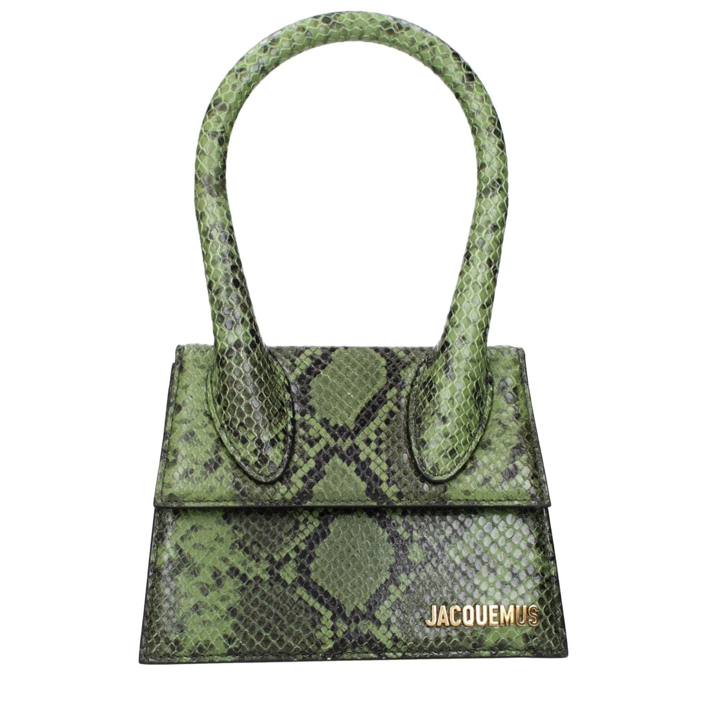 Jacquemus Green Leather Handbag