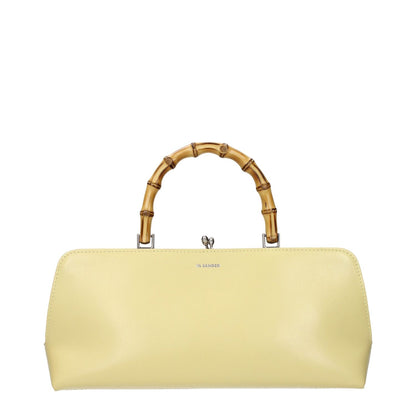 Jil Sander Yellow Leather Handbag