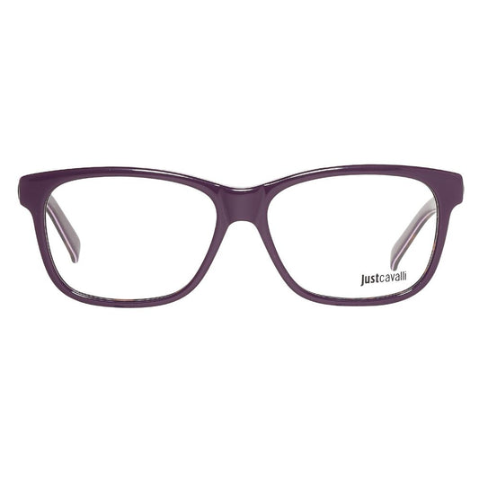 Just Cavalli Purple Plastic Frames JC0619-083-53, unisex eyeglasses with a stylish design, 53mm lens, purple color.