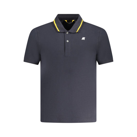K-WAY Blue Cotton Men Polo