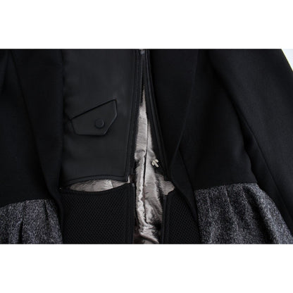 KAALE SUKTAE Black Short Blazer Coat Biker Jacket
