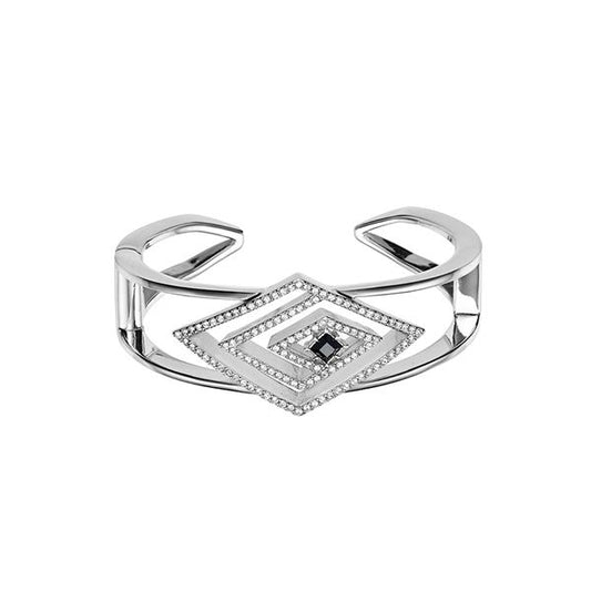 KARL LAGERFELD JEWELS JEWELRY Mod. 5483666 silver bracelet with geometric design