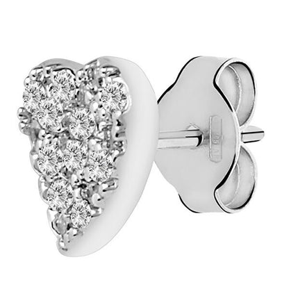 LA PETITE STORY JEWELRY Mod. LPS02ARQ11 heart-shaped diamond earring