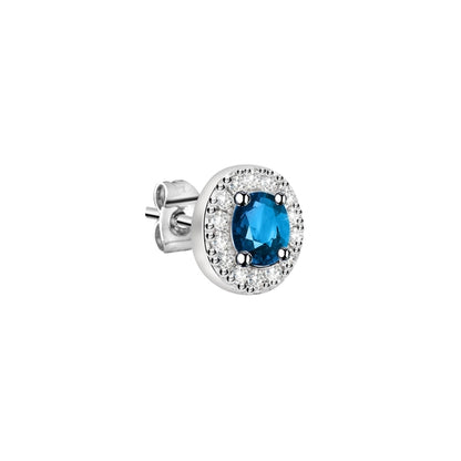 LA PETITE STORY JEWELRY Mod. LPS02ARQ15 featuring a blue gemstone earring with crystal accents.