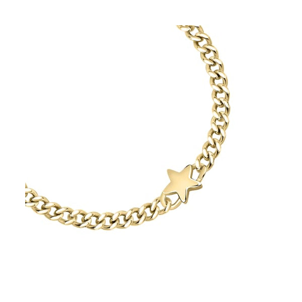 LA PETITE STORY JEWELRY Mod. LPS05ARR77 star charm gold chain necklace