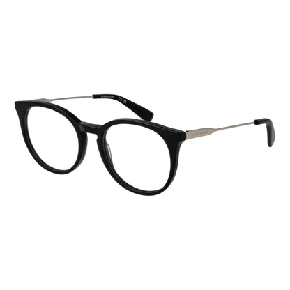 LONGCHAMP MOD. LO2720 51001 women's eyeglasses with black frame and thin metal temples.