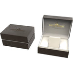 Luxury packaging for LUCIEN ROCHAT MOD. R0453122504 watch, featuring elegant design and branded logo on the inside lid.