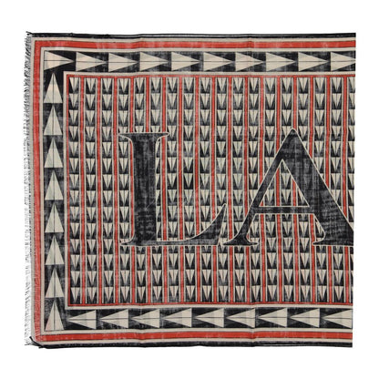 Lanvin Black Wool Scarf