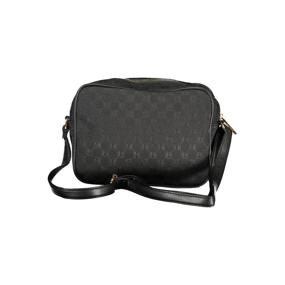 Front view with bag zipped and handles upright.