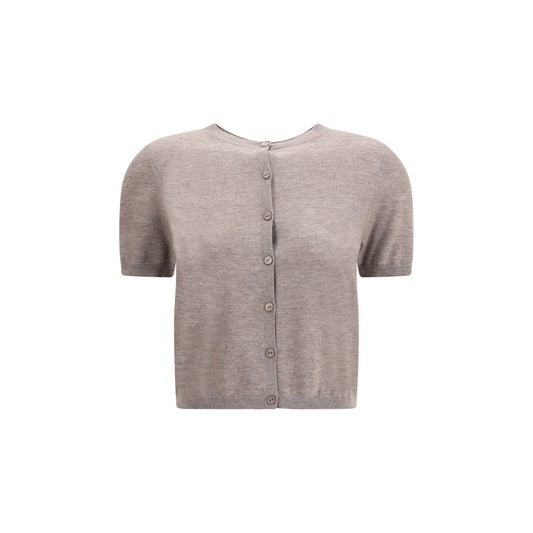 Lisa Yang Beige Cashmere Cardigan Lisa Yang