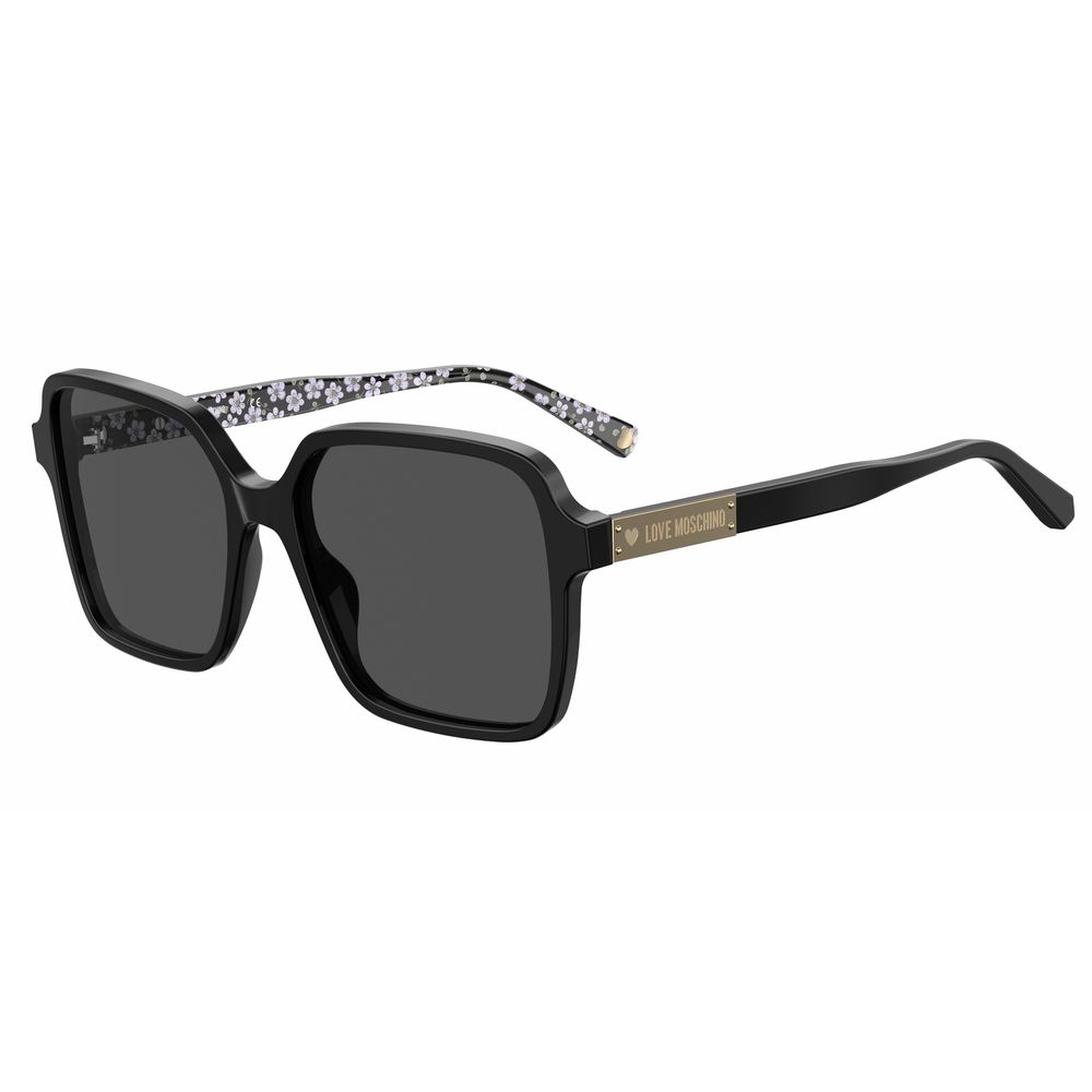 Love Moschino Black Acetate Sunglasses