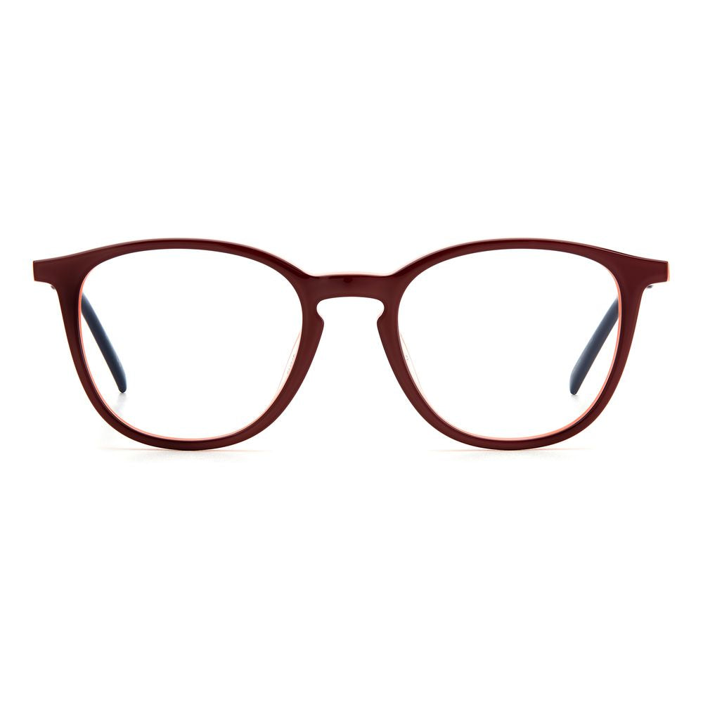 M Missoni Red Acetate Frames for Women with 47/18/145mm dimensions, featuring stylish and durable acetate material.