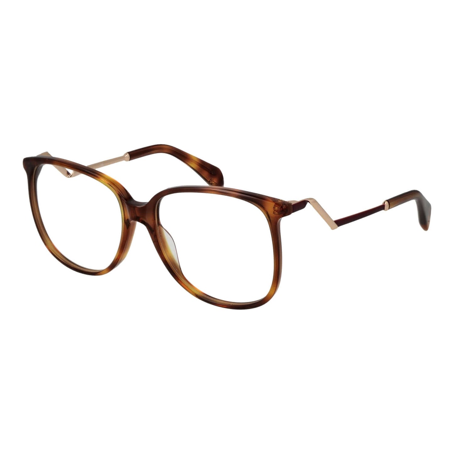 Alt Tag: MAJE MOD. MJ1000 54202 glasses for lady, stylish eyeglasses in brown frame for fashionable women.