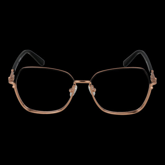 Alt Tag: MARCIANO BY GUESS MOD. GM0380 55005 lady's eyeglasses in a stylish frame on black background.