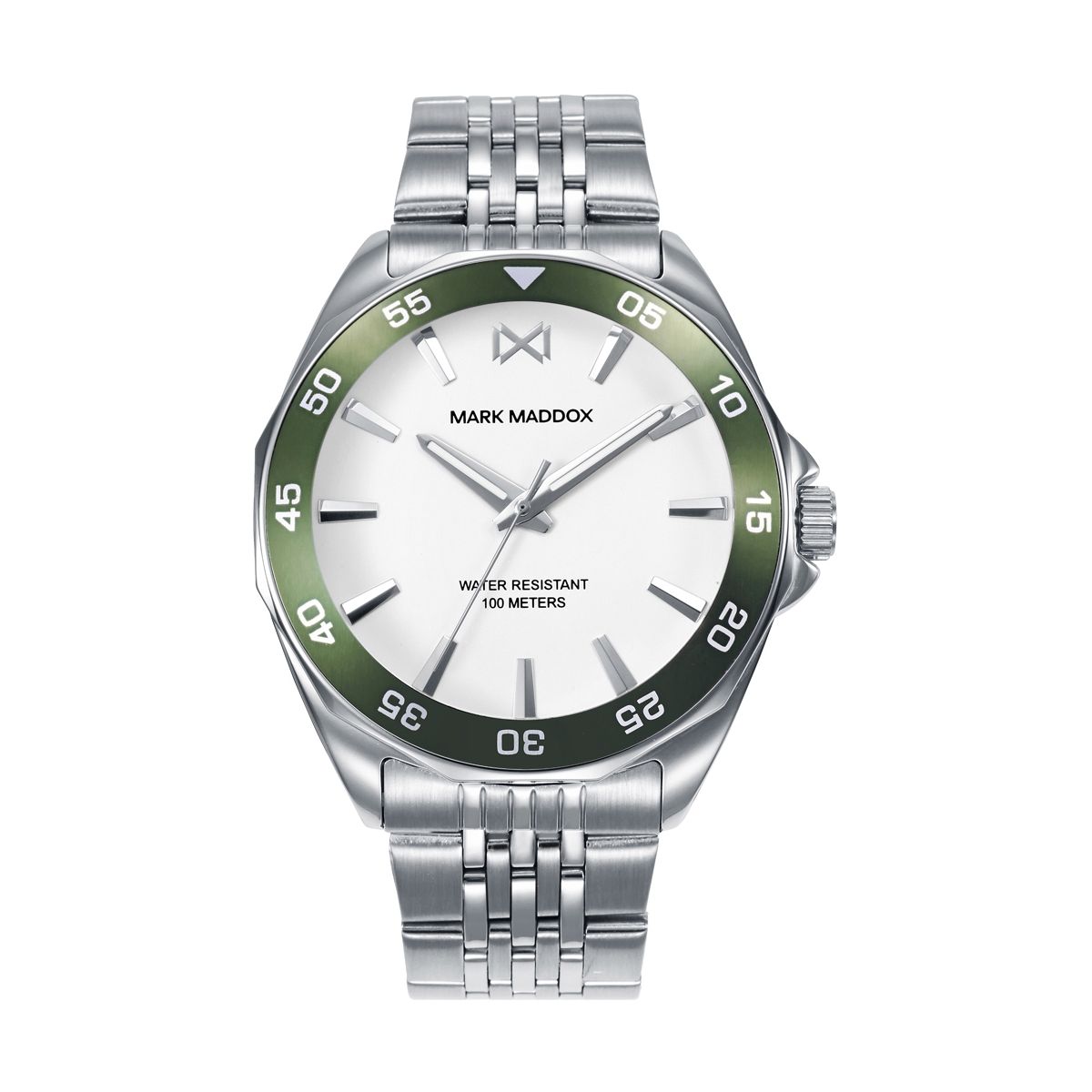MARK MADDOX - NEW COLLECTION Mod. HM1022-07 Gent's Watch with Quartz Movement, 42mm Case, Mineral Dial, 20 ATM Water Resistance in Official Box