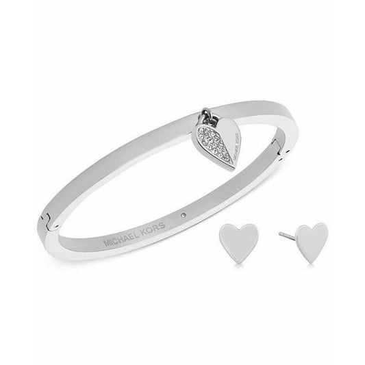 MICHAEL KORS FASHION JEWELS Mod. HEART Special Pack + Earrings DESIGNER FASHION JEWELLERY