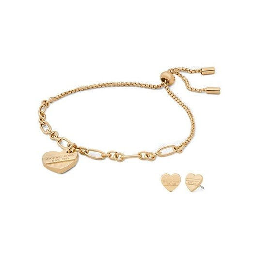 MICHAEL KORS FASHION JEWELS Mod. MKJ8371SET Special Pack Bracelet + Earrings DESIGNER FASHION JEWELLERY