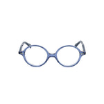 Unisex acetate optical frame MINIONS MOD. MIN22018 with round design, ideal for stylish everyday wear.