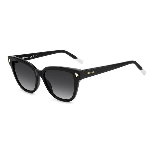 MISSONI MOD. MIS 0237_S stylish acetate sunglasses for ladies, elegant black frame.