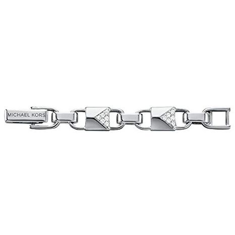 MICHAEL KORS PREMIUM SILVER COLLECTION Mod. MERCER (bracelet extension) DESIGNER FASHION JEWELLERY