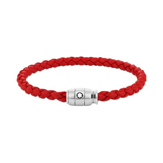 MONTBLANC LEATHER Mod. STEEL 3 RINGS Bracelet,LEATHER GOODS,Unisex