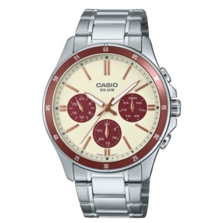 CASIO COLLECTION Mod. MULTIFUNCTION CALENDAR - CHAMPAGNE & BORDEAUX-0