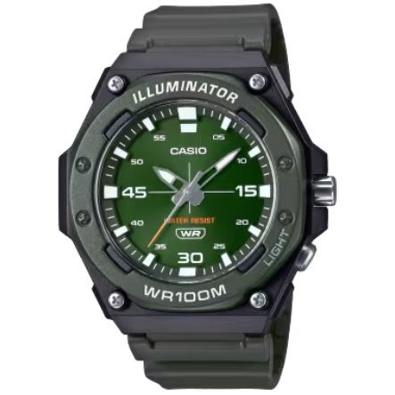 CASIO SPORT Mod. DIVER - ILLUMINATOR WR 100MT - ARMY GREEN