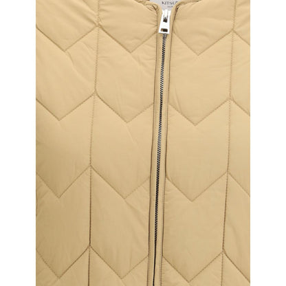 Maison Kitsuné Brown Polyamide Shell Jacket 1728,72470364320,Brown,Clothing,Jackets & Coats - Clothing,L,Maison Kitsuné,New with tags,Shell Jackets - Jackets & Coats - Clothing,Women