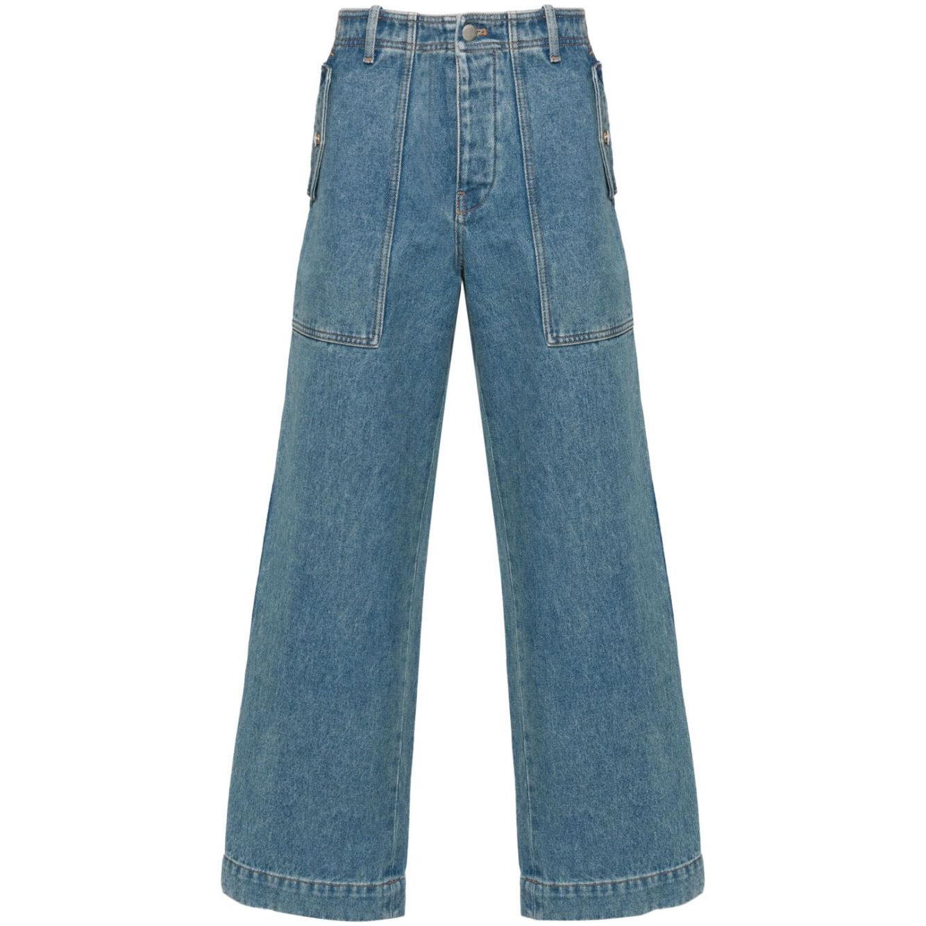 Maison Kitsuné MAISON KITSUNE' Jeans Clear Blue Jeans