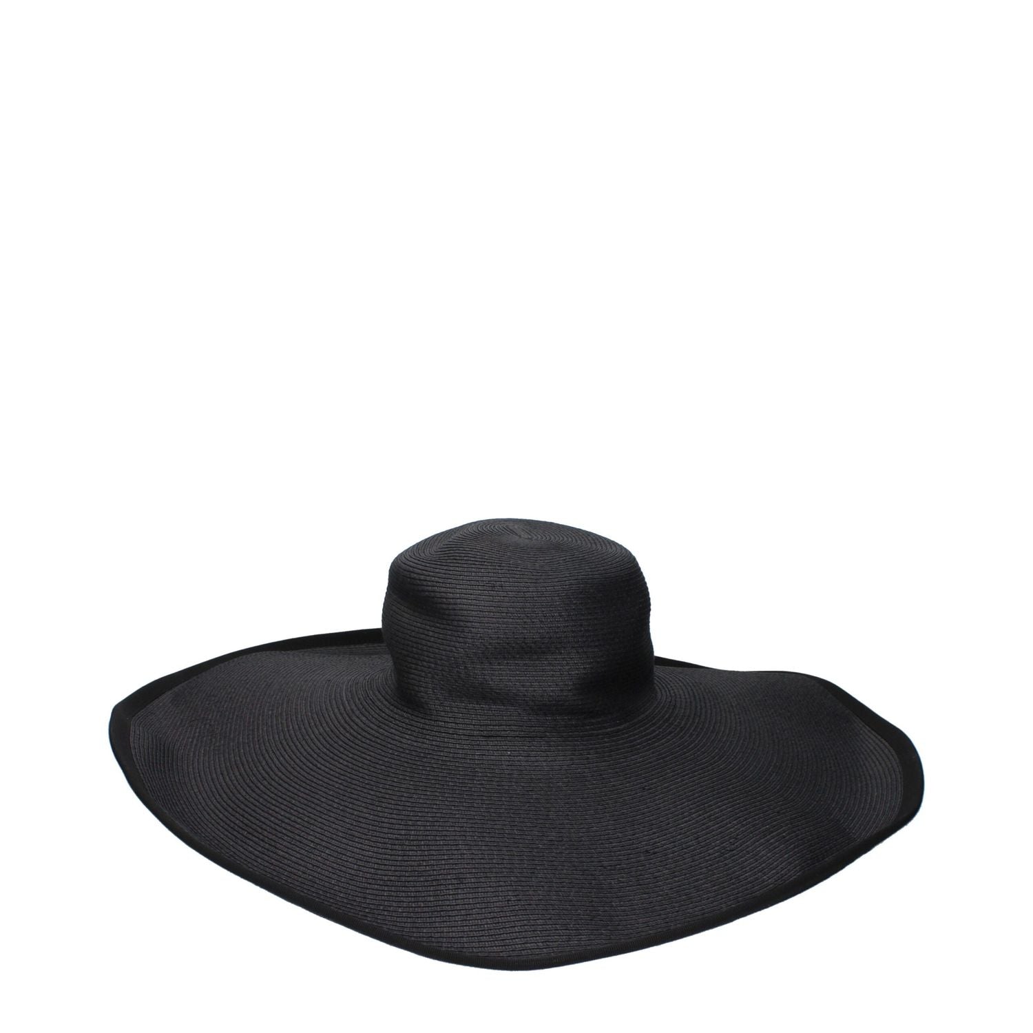Max Mara Black Paper Sunhat