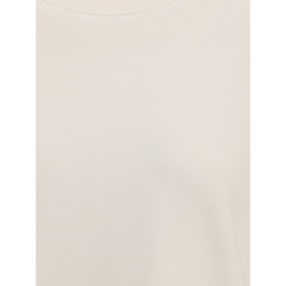 Max Mara White Polyester T-Shirt, Amici by Max Mara Studio