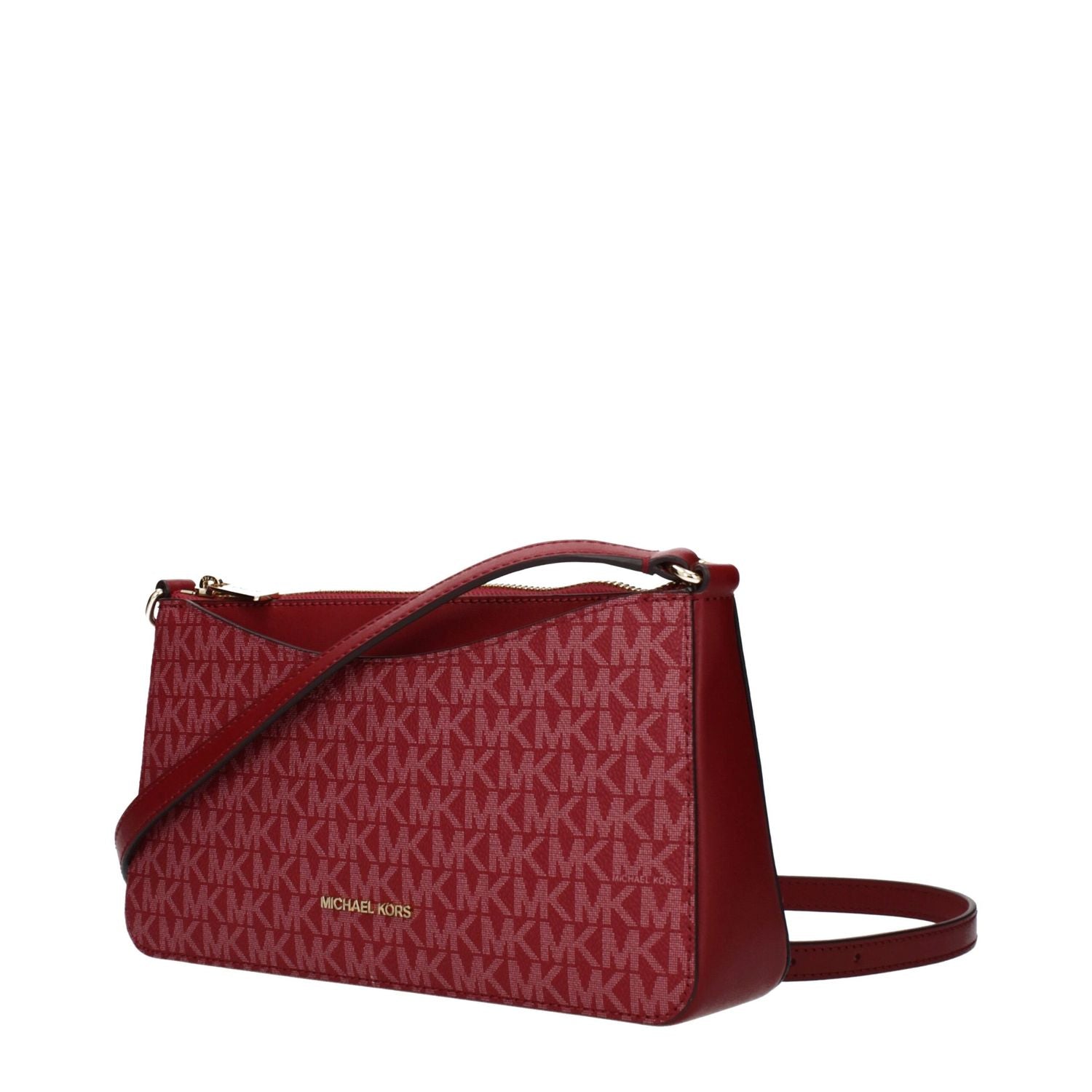 Michael Kors Red Fabric Crossbody Bag
