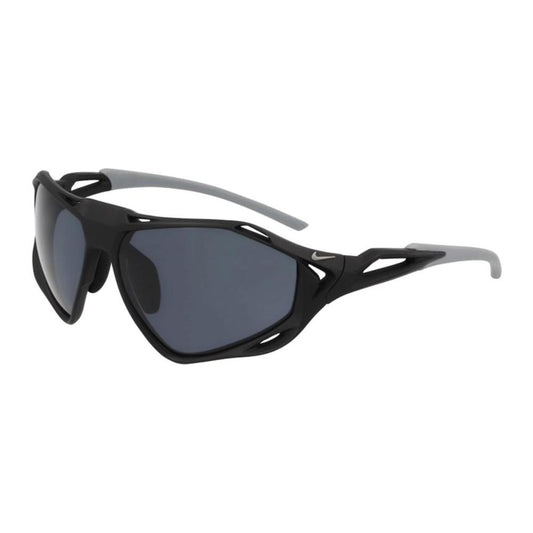 NIKE MOD. NIKE ZEUS RISE IF1120X unisex sunglasses with sleek black frame and grey-tinted lenses designed for modern style and comfort.