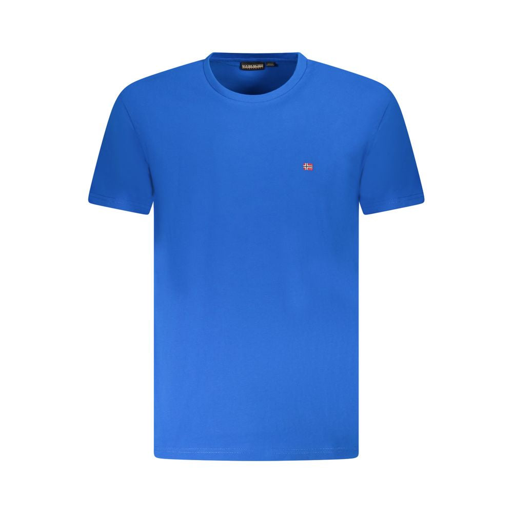 Napapijri Azzurro Cotton Men T-Shirt