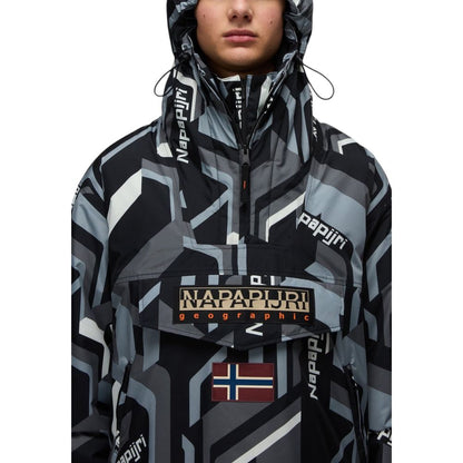 Napapijri Bicolor Recycled Polyester Shell Jacket